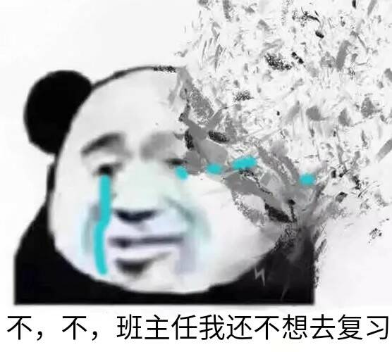 不，不，班主任我还不想去复习