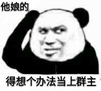 他娘的得想个办法当上群主