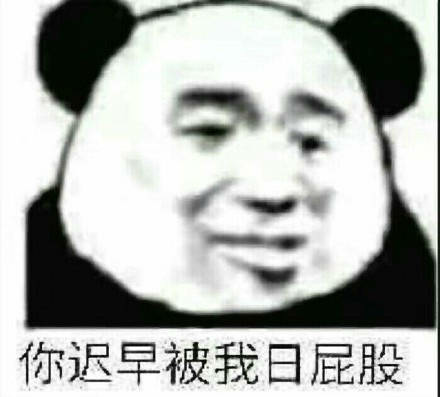 你迟早被我日屁股