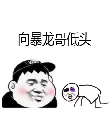 向暴龙哥低头