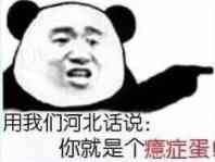 用我们河北话说，你就是个癔症蛋