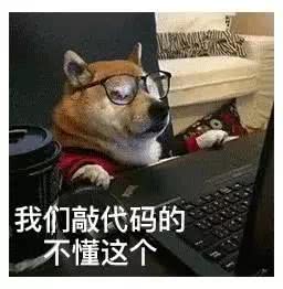 我们敲代码的，不懂这个