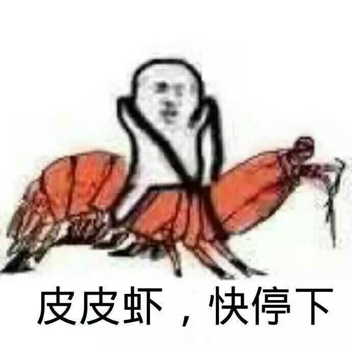 皮皮虾，快停下