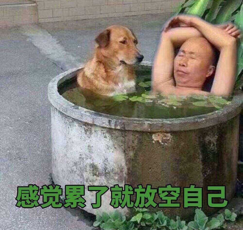 感觉累了，就放空自已