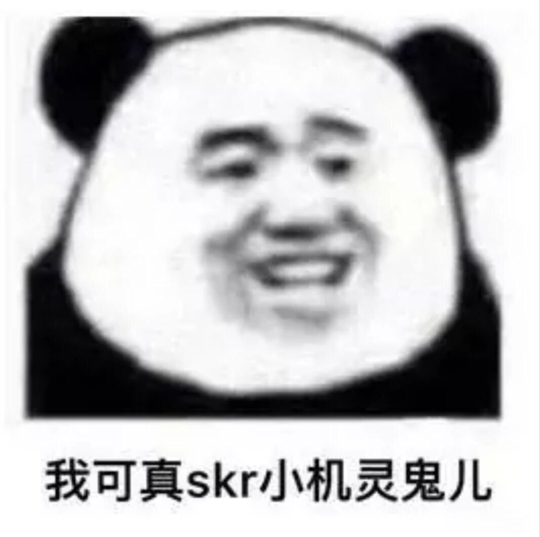 我可真skr小机灵鬼儿