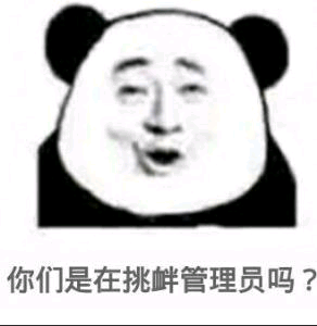 你们是在挑衅管理员吗？