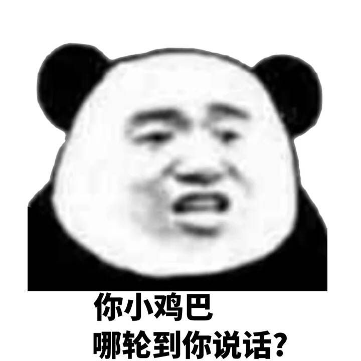 你小鸡巴哪轮到你说话？