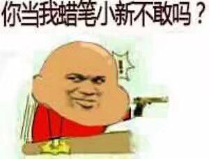 你当我蜡笔小新不敢吗？