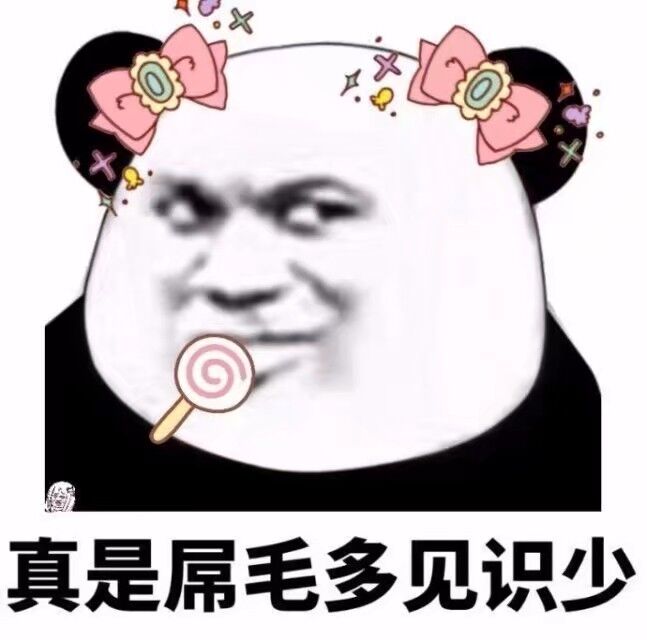 真是屌毛多见识少