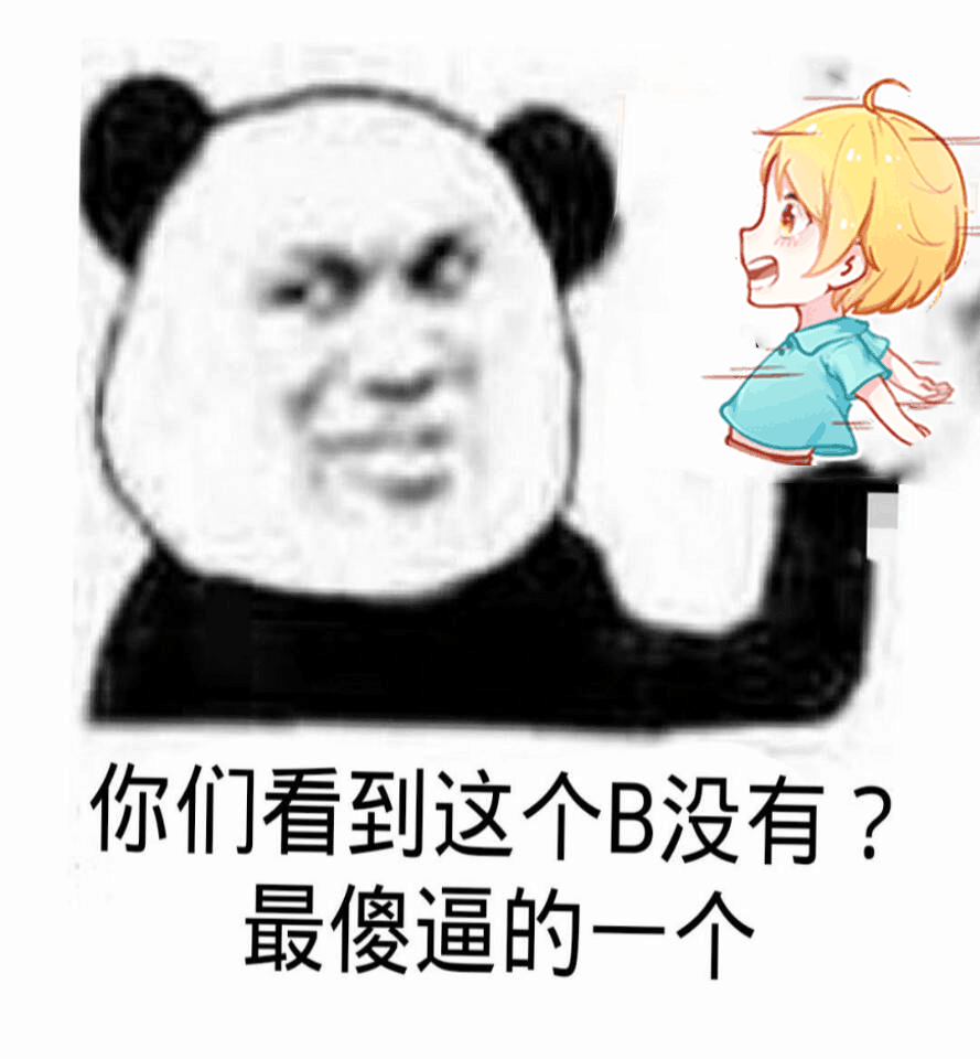 你们看到这个B没有？最傻逼的一个