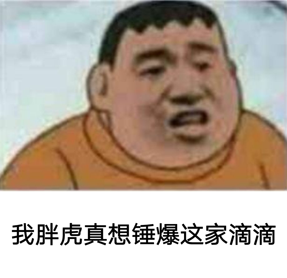 我胖虎真想锤爆这家滴滴