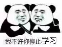 我不许你停止学习