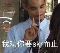 我劝你要skr而止