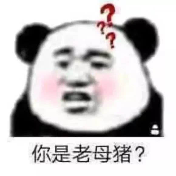 你是老母猪？