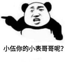 小伍你的小表哥哥呢？