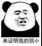 来证明我的弱小