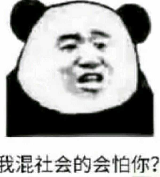 我混社会的会怕你？