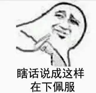 瞎话说成这样在下佩服