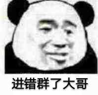 进错群了，大哥