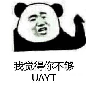 我觉得你不够UAYT