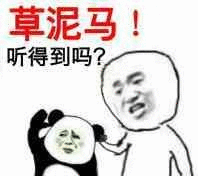 草泥马！听得到吗？