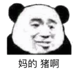 妈的猪啊