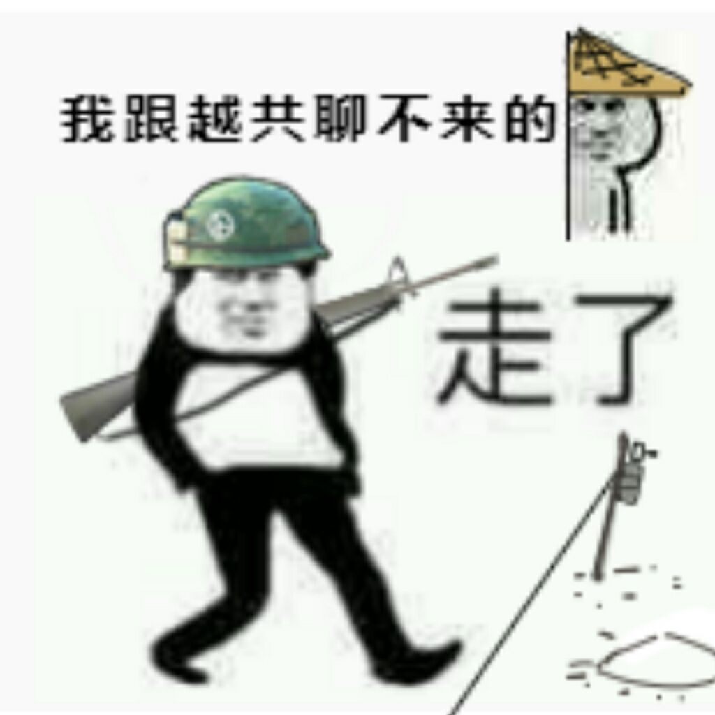 我跟越共聊不来的，走了