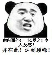 由内而外！一以贯之！令人反感！并在此！达到顶峰！