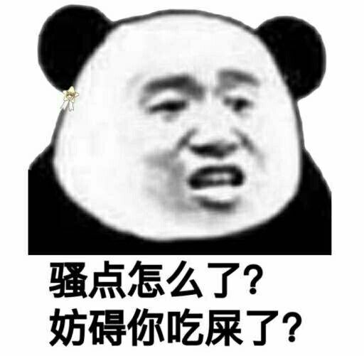 骚点怎么了？妨碍你吃屎了？