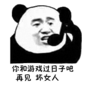 你和游戏过日子吧，再见坏女人