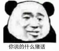 你说的什么猪话