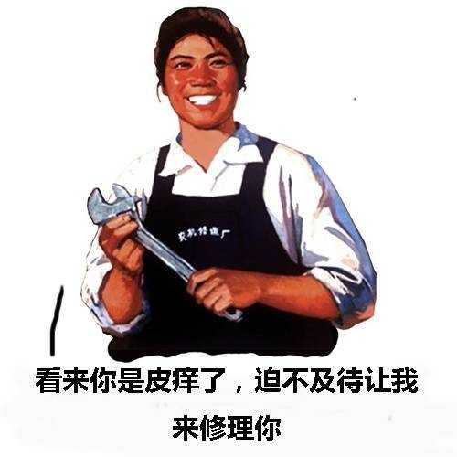 看来你是皮痒了，迫不及待让我来修理你