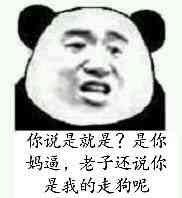 你说是就是？是你妈逼，老子还说你是我的走狗呢