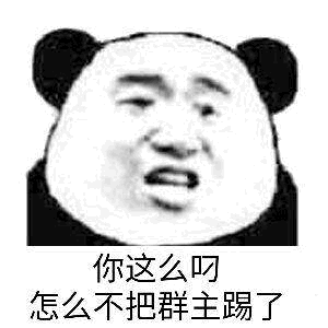 你这么叼，怎么不把群主踢了