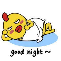 good night（晚安）