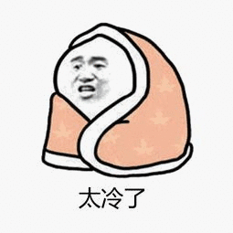 太冷了