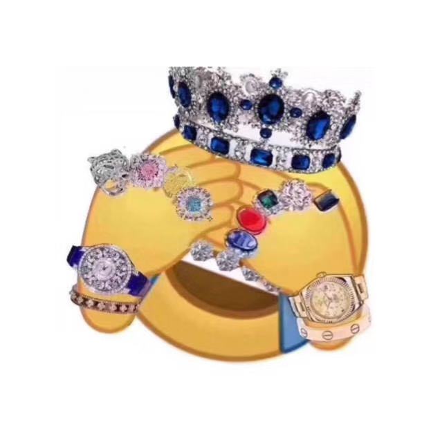 钻石、手表、金链、皇冠