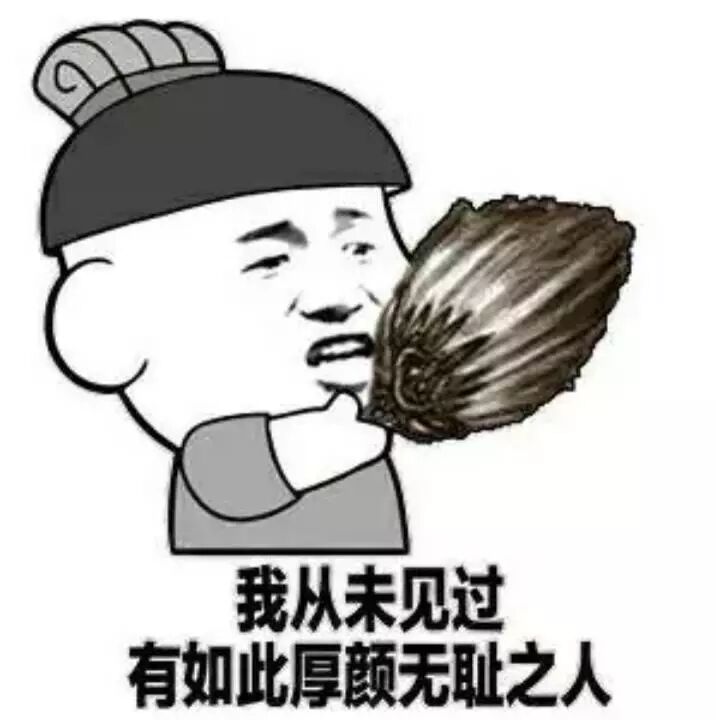 我从未见过有如此厚颜无耻之人