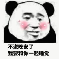 不说晚安了，我要和你一起睡觉