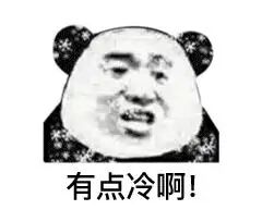 有点冷啊！