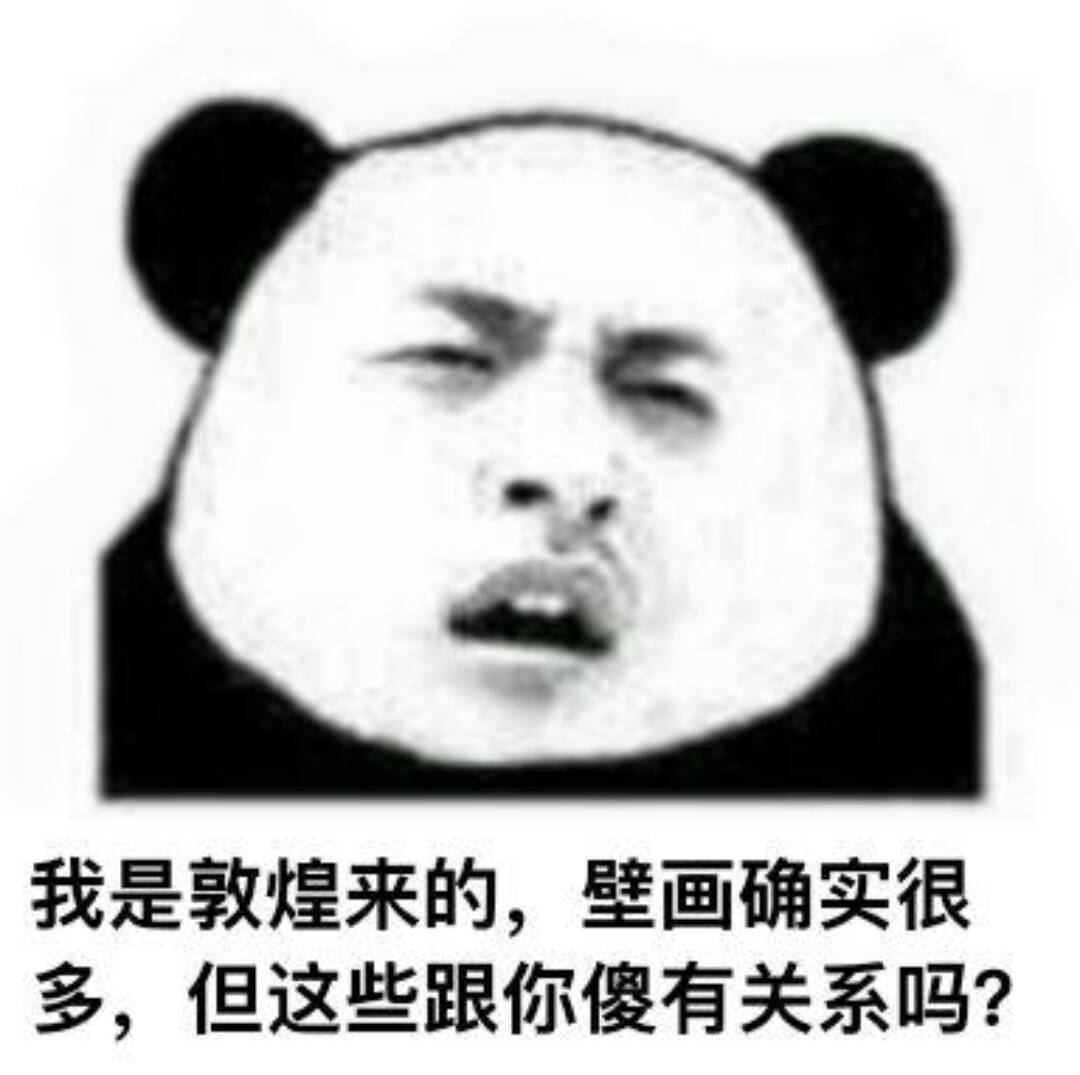 我是敦煌来的，璧画确实很多，但这些跟你傻有关系吗？