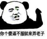 你个傻逼不服就来弄老子