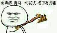 你麻痹再叼一句试试老子有龙啸