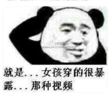 就是...女孩穿的很暴露..那种视频