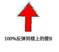 100%反弹到楼上的傻B