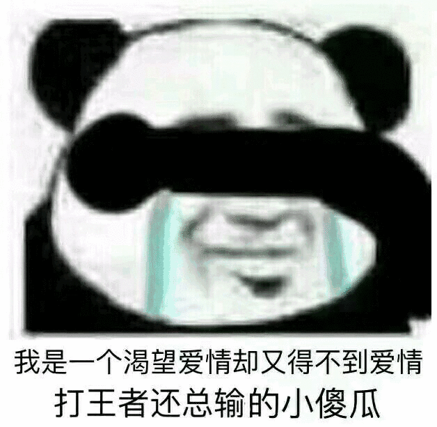 我是一个渴望爱情却又得不到爱情打王者还总输的小傻瓜