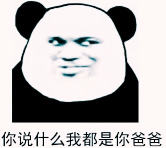 你说什么我都是你爸爸