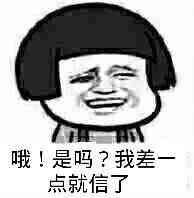 哦！是吗？我差点就信了