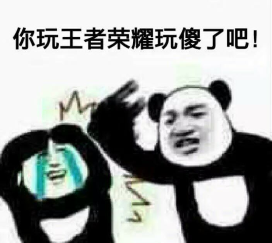 你玩王者荣耀玩傻了吧！