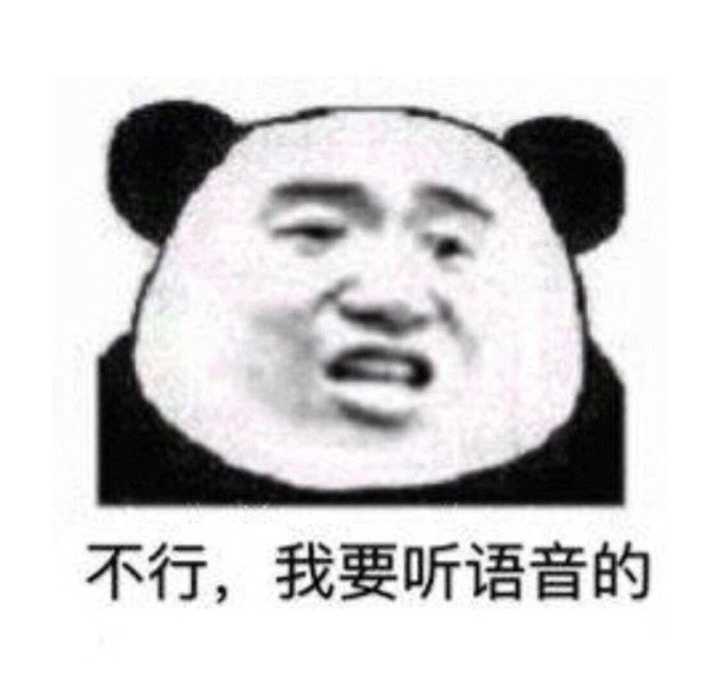 不行，我要听语音的